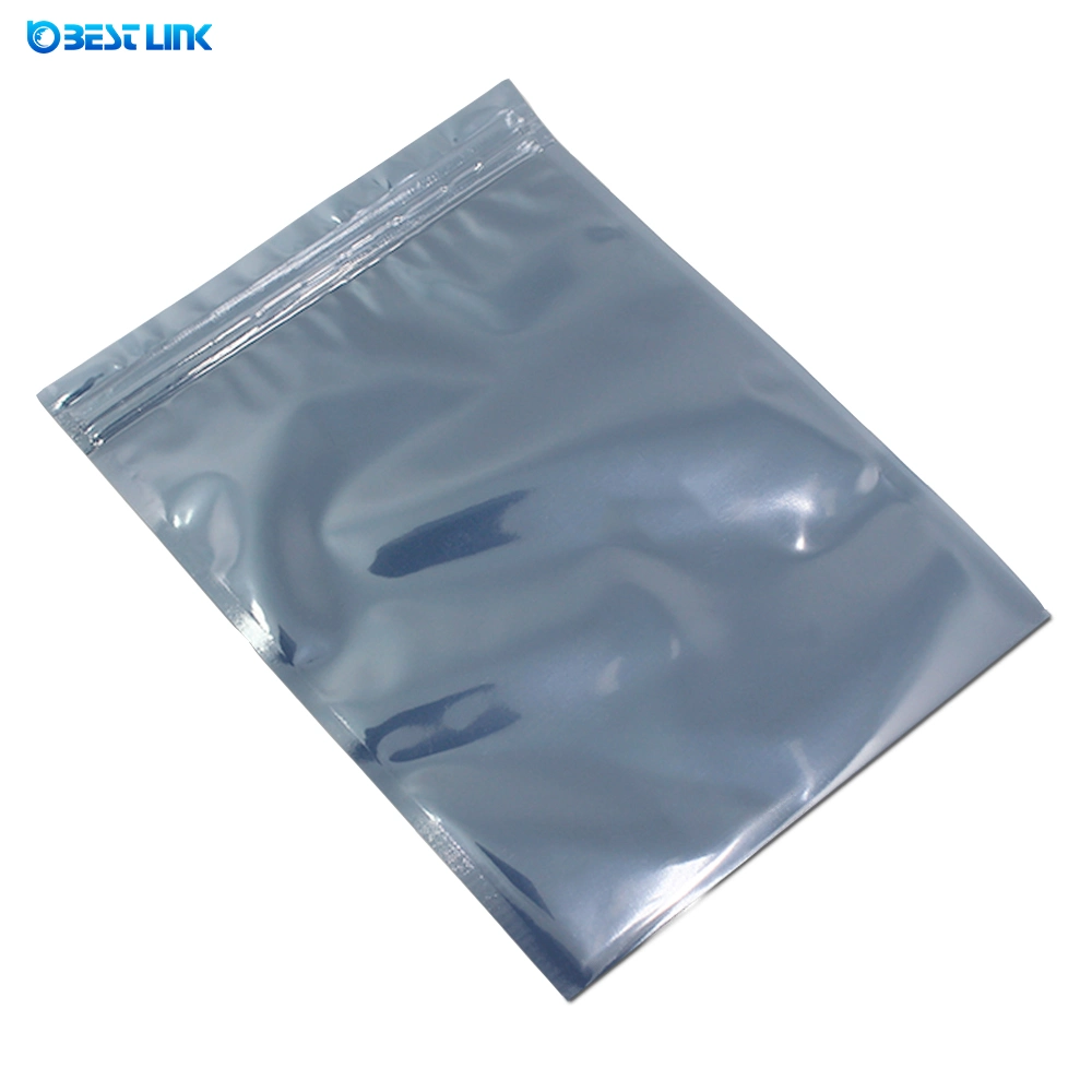 ESD Shielding Bags Poly Bags Static Shielding Bags with Zip-Lock / Open-Top for Packaging Electronic Products